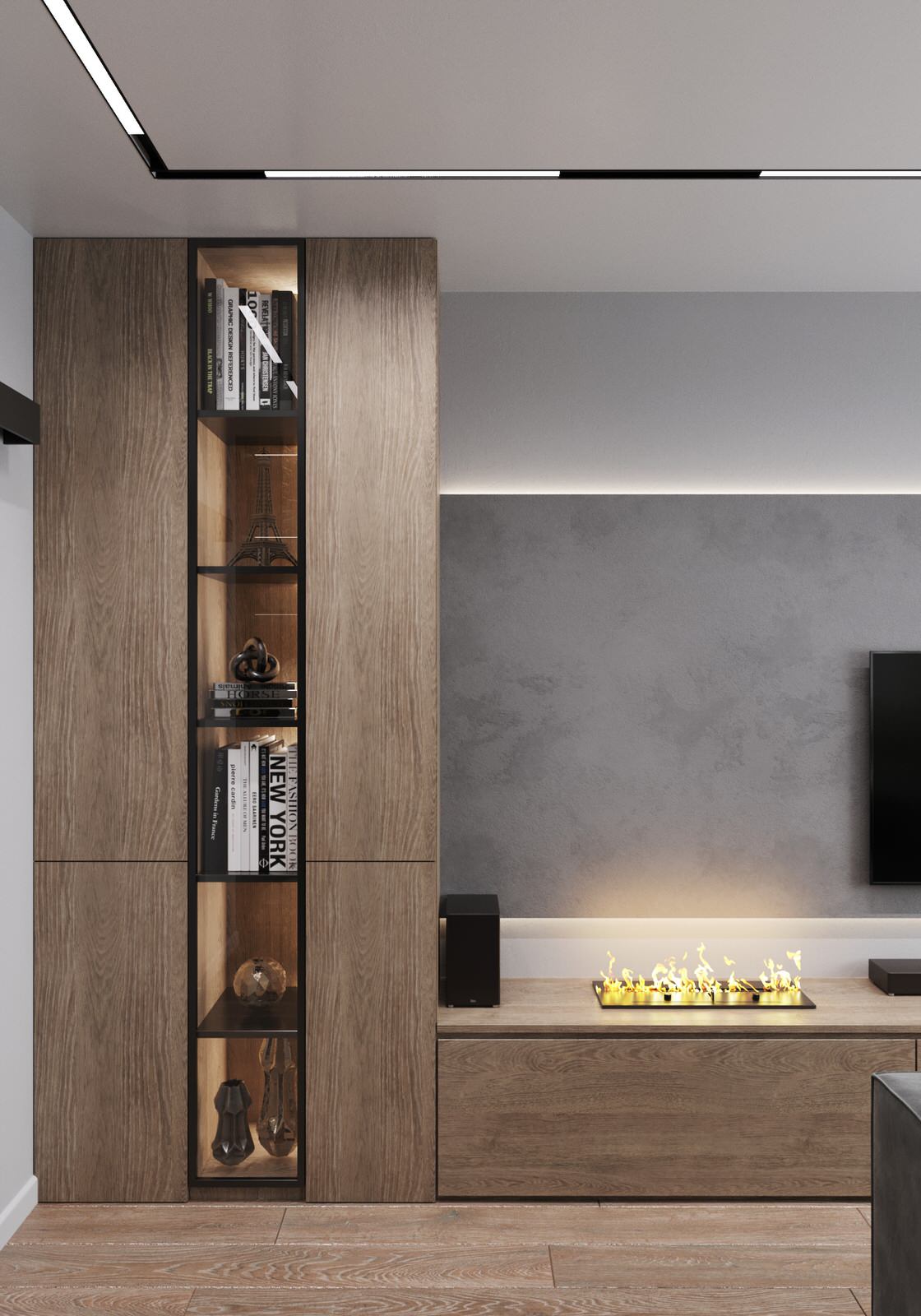 3-х комнатная квартира в одном стиле