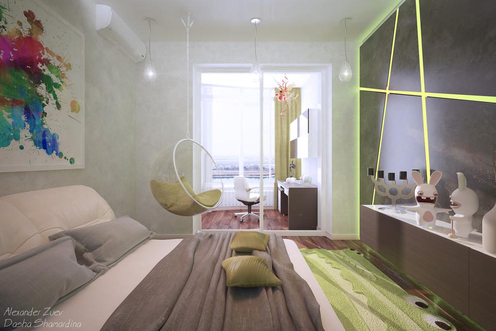 Дизайн комнаты мальчика-подростка в ЖК "Новый город"