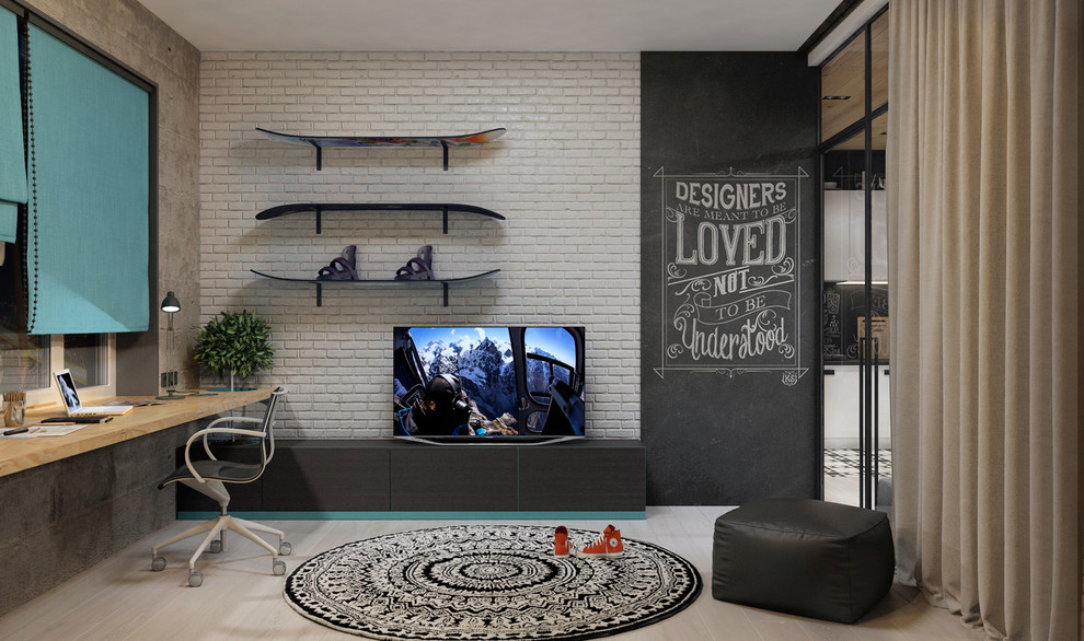 Обложка проекта: Квартира в индустриальном стиле для молодой пары