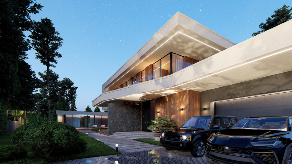 Современный загородный дом с СПА комплексом