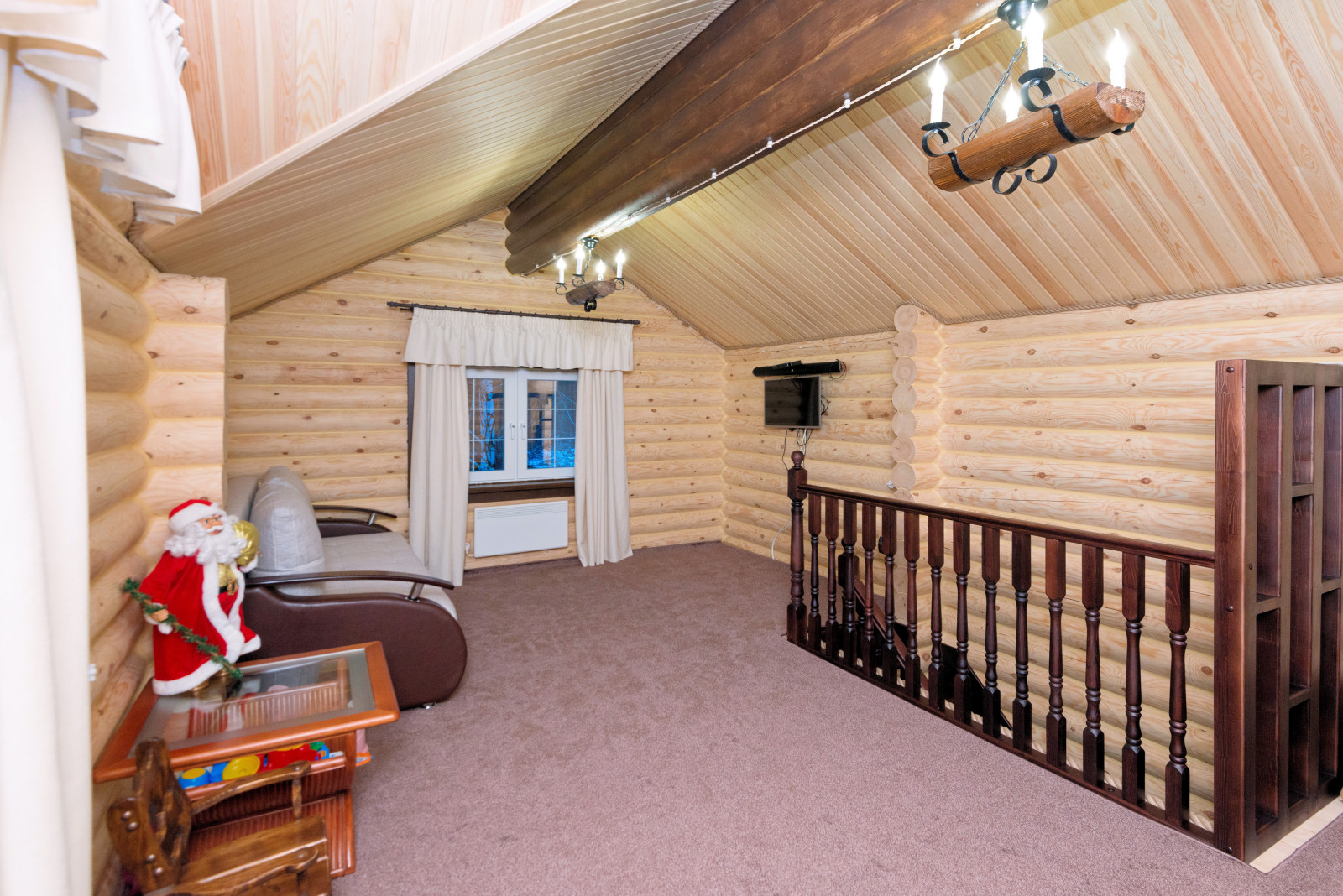 Баня из оцилидрованного бревна "Супонево"