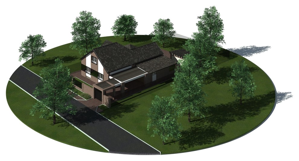 Обложка проекта: Концепция. Реконструкция фасадов частного дома в г. Тимашевск