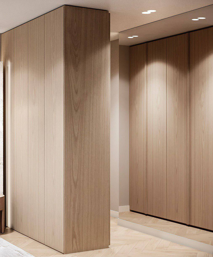 Минималистичная квартира в стиле джапанди, 100 м2