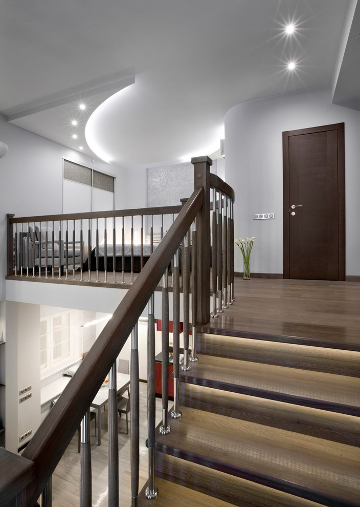 Двухэтажная квартира в современном стиле