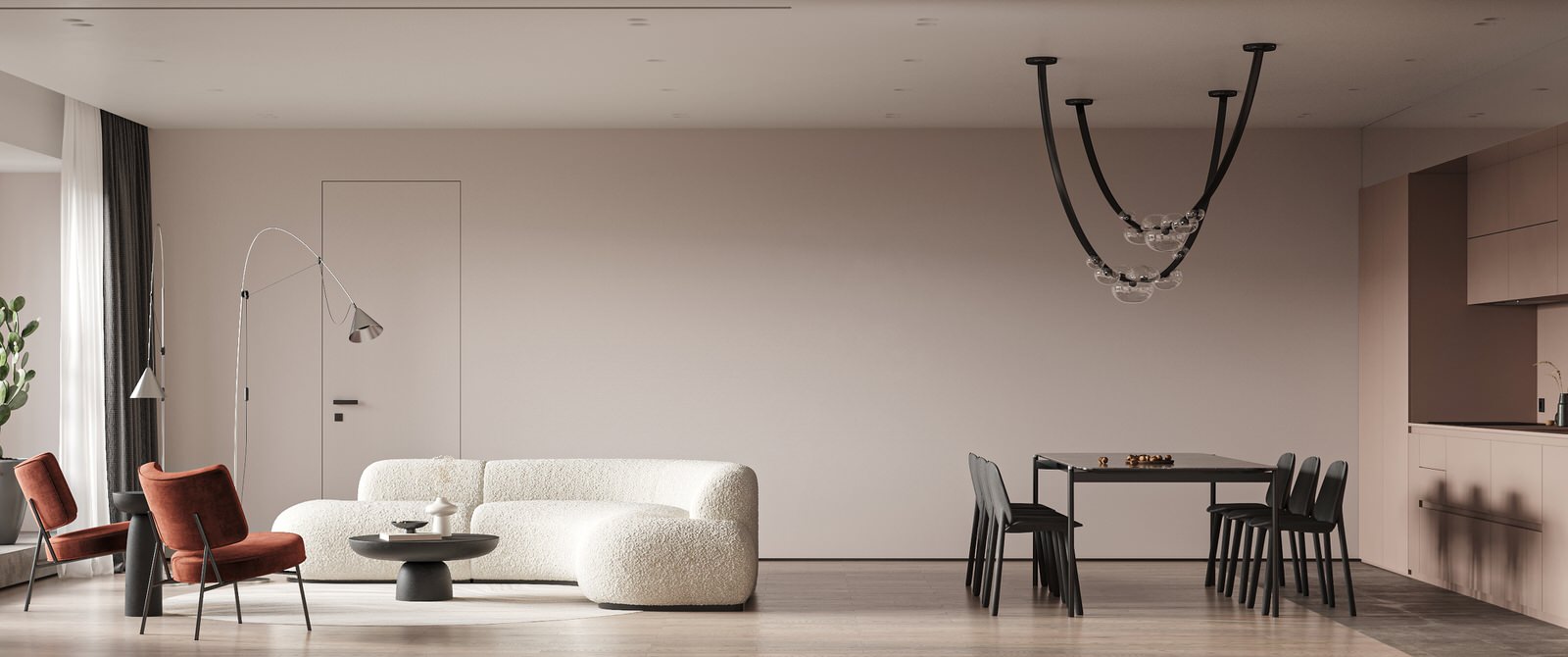 Кухня гостиная