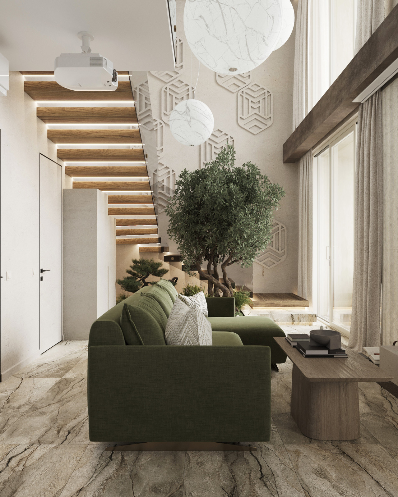 Интерьер 2-ух этажной MINIVILLI.terra