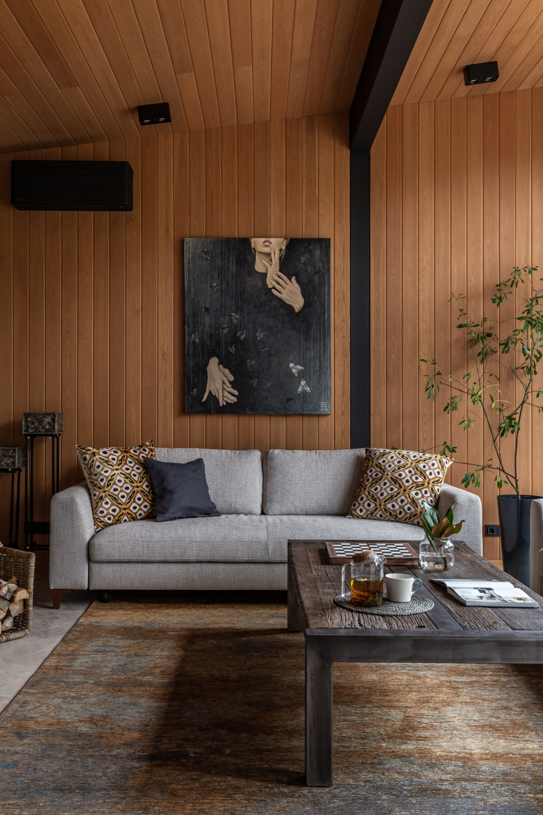 Современный банный дом 67 м² в Подмосковье