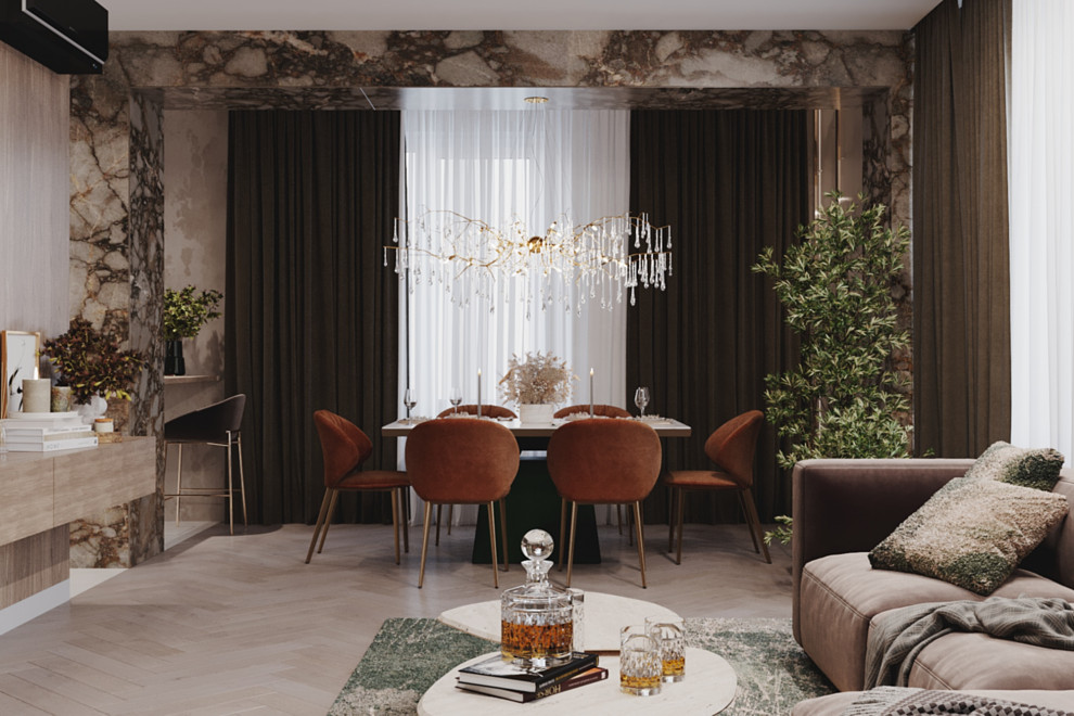 Дизайн проект апартаментов Аура