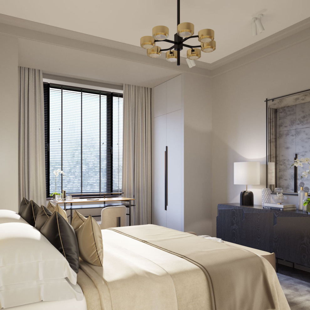 Современный интерьер с элементами скандинавского дизайна