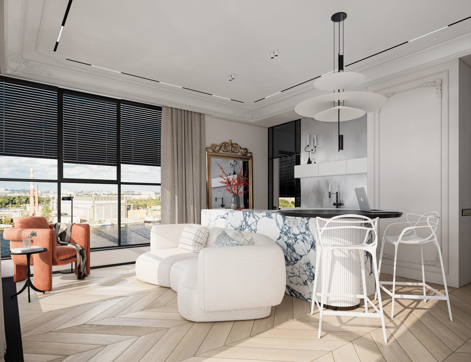 Апартаменты, 55 кв.м.