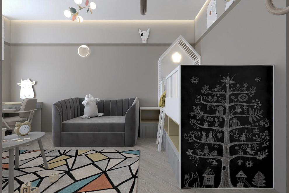 Дизайн интерьера  "Детская для мальчика в ЖК "Фреш"