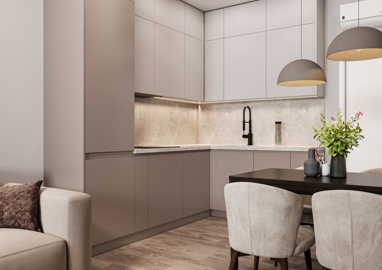 Дизайн проект интерьера  level Нагатинский