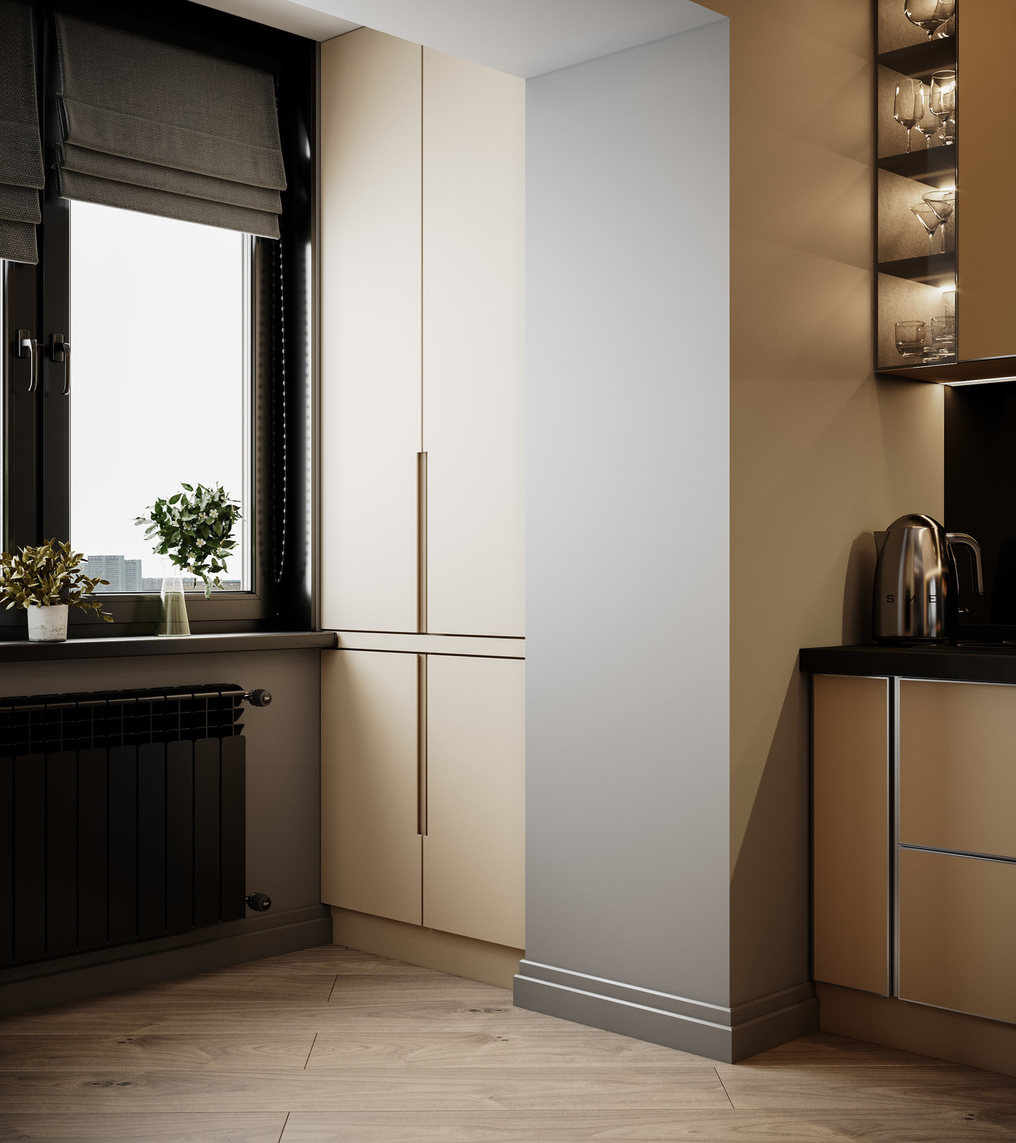 Дизайн квартиры 66,5кв.м. в современном стиле