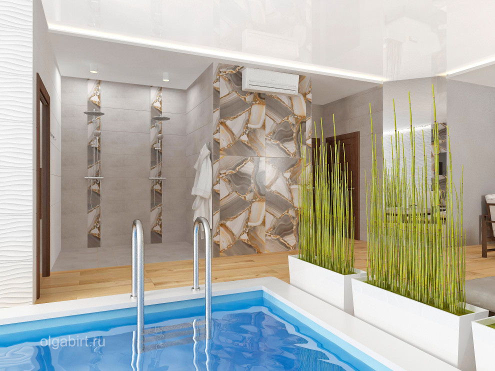 Обложка проекта: Бассейн в загородном доме