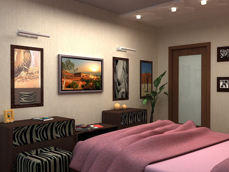 Эскизный проект комнат в 3х-комнатной квартире на Ленинском проспекте