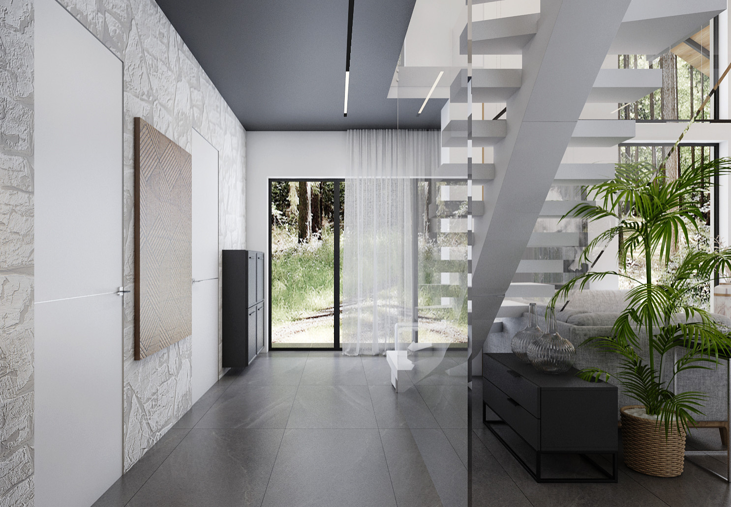 Обложка проекта: Проект загородного дома в лесу