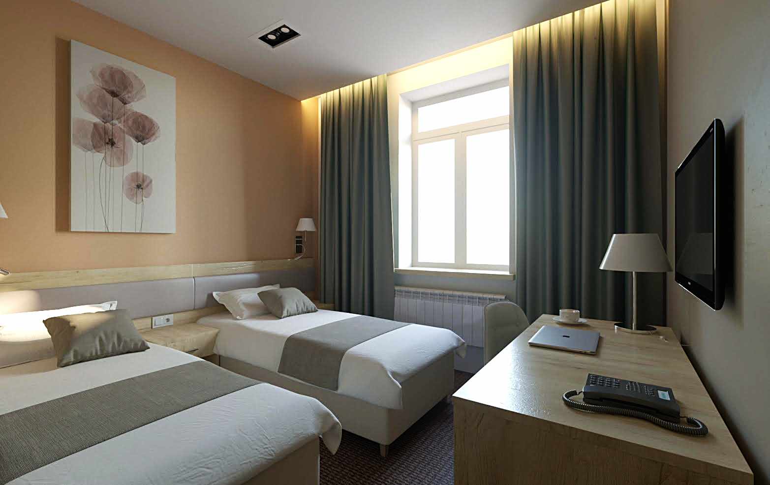 Гостиница на 115 номеров с кафе и баром