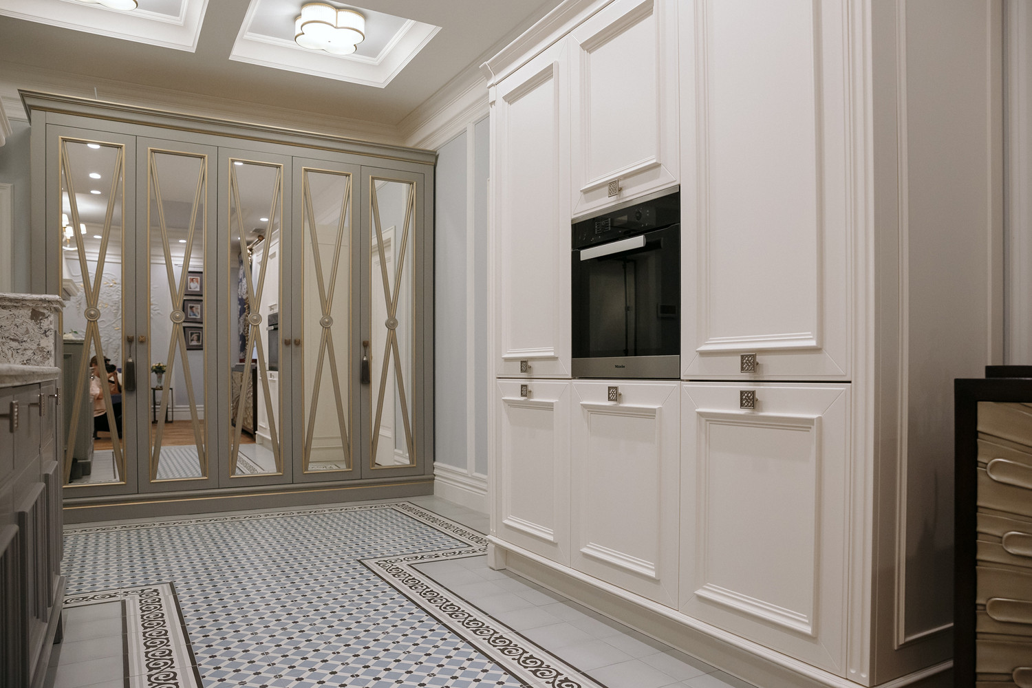 Американская классика на Крестовском острове.ЖК Привилегия 107м2