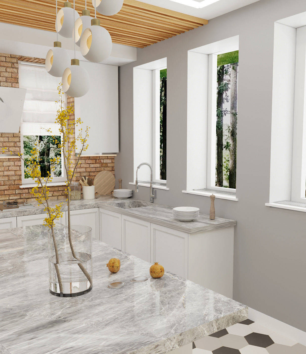 Дизайн дома в скандинавском стиле 170 кв.м. в Краснодаре