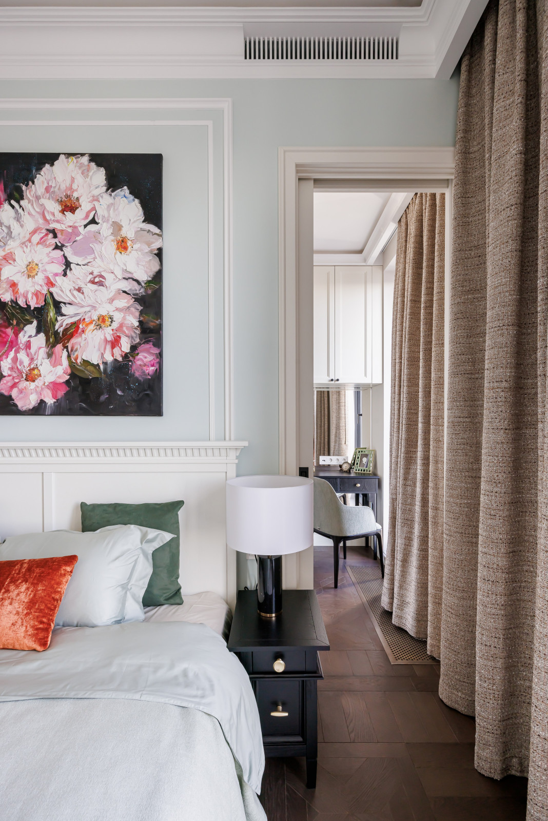 Дизайн и ремонт квартиры ЖК Диалог - Американская классика