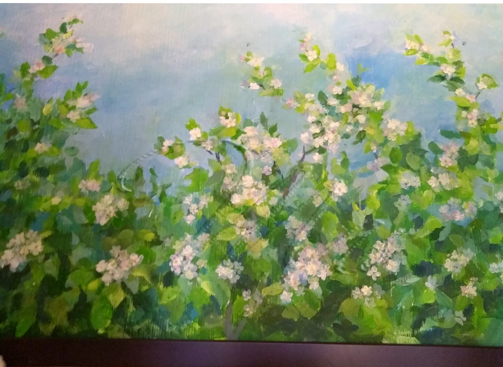 Роспись стен в детской семьи Макарских