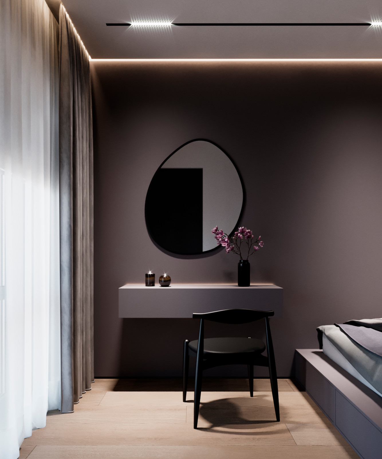 Обложка проекта: Черно-белая квартира