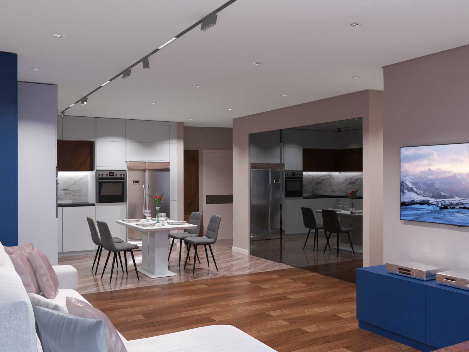 ЖК Дисквери, квартира в современном стиле