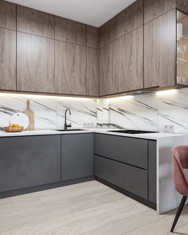 Дизайн трехкомнатной квартиры ЖК Мегаполис-парк 69м2