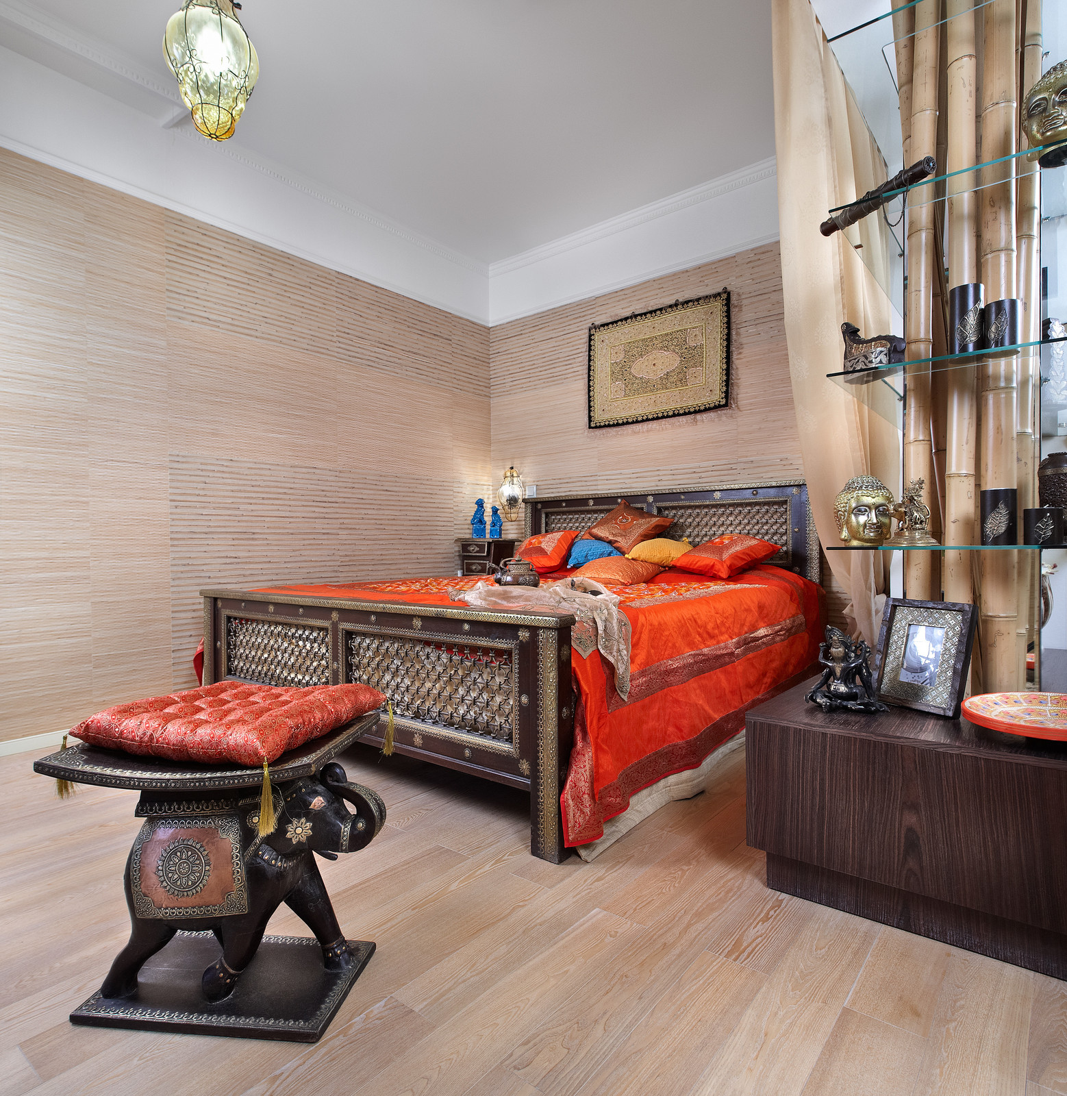 Квартира с колоритом Индии