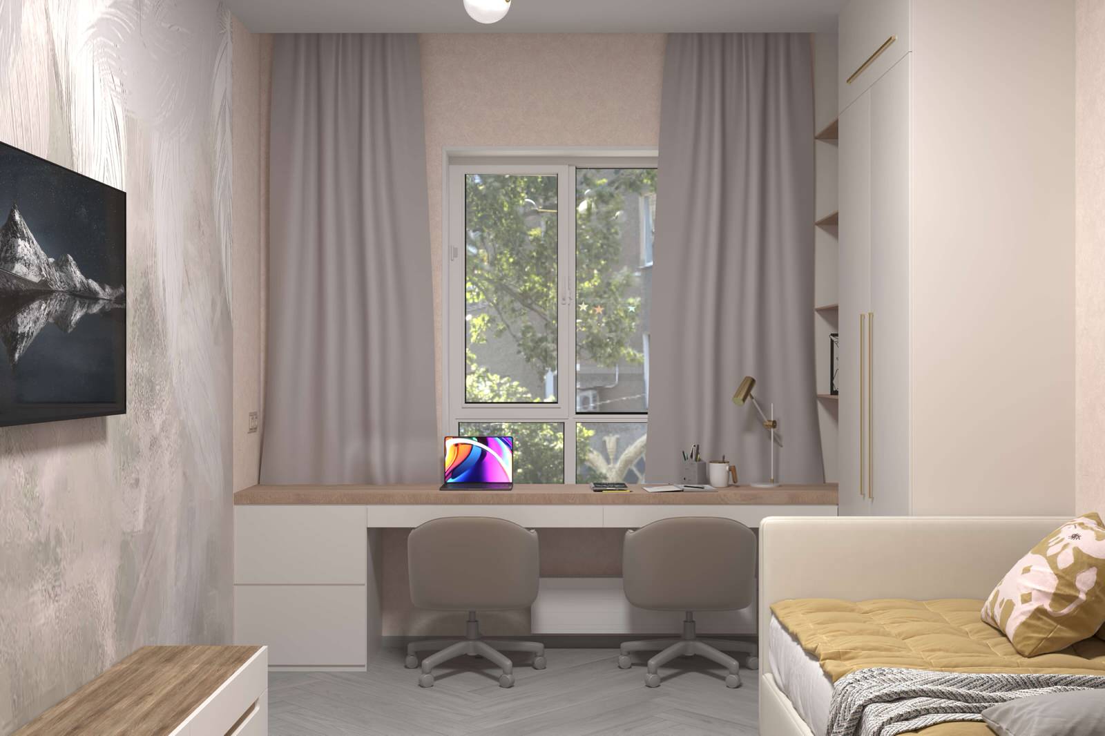 Дизайн проект квартиры 64 м2