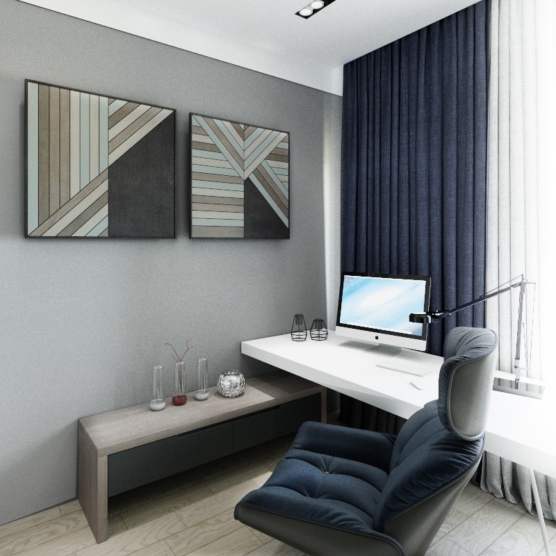 Дизайн интерьера таунхауса в поселке Бобры