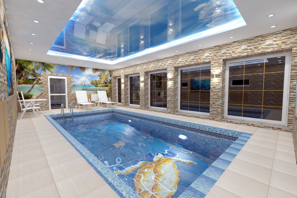 Обложка проекта: Частный бассейн 100 кв/м. Авангард