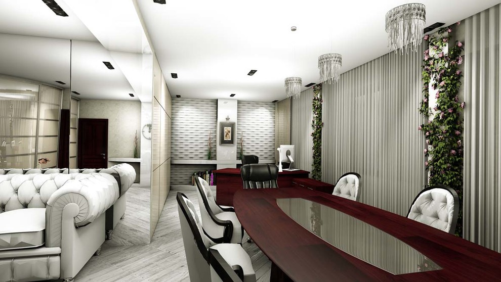 Обложка проекта: Общественное помещение с кабинетом