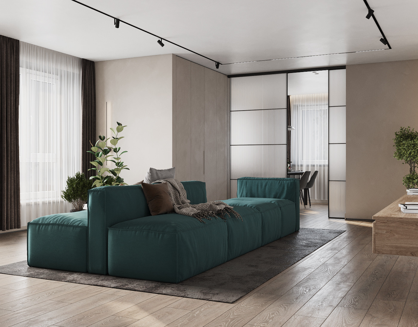 Обложка проекта: Гостиная минимализм.Ярославль.