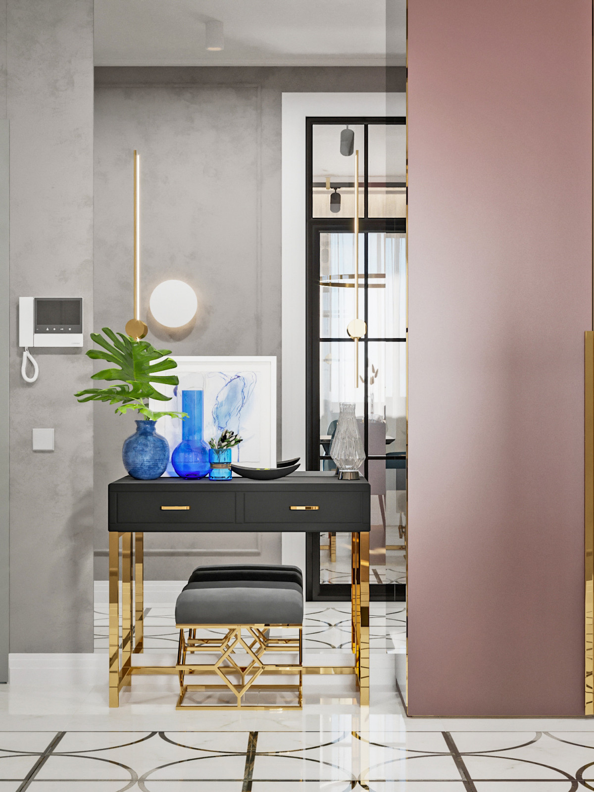 Дизайн квартиры в г. Омске ЖК "Серебряный берег"