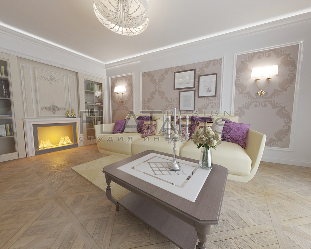 Дизайн 3-ной квартиры в стиле арт деко