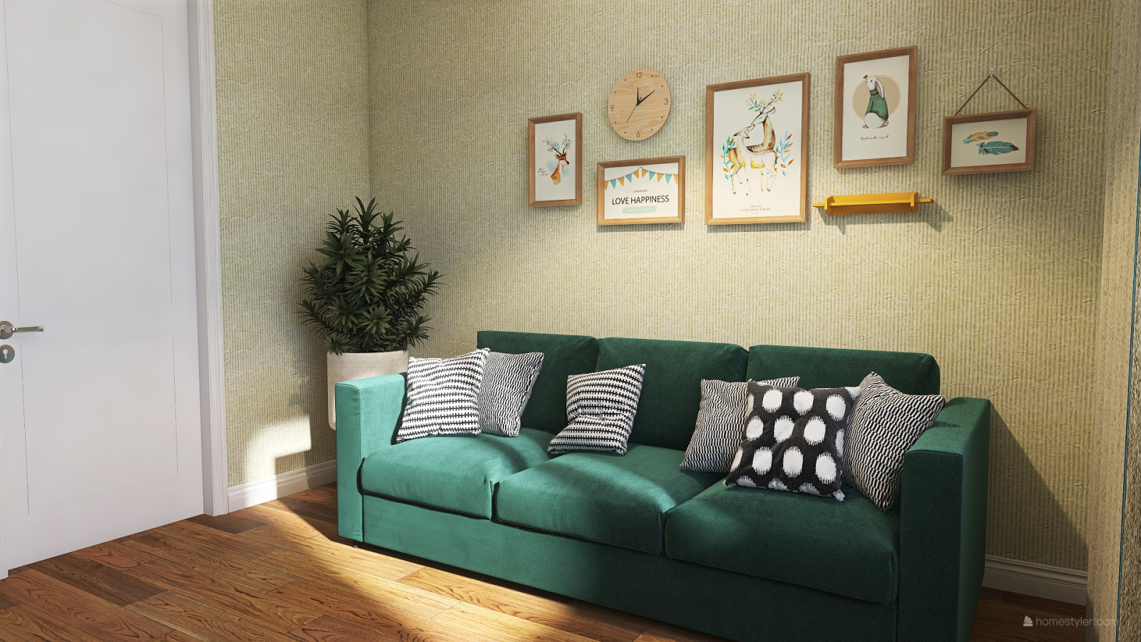 Обложка проекта: ЖК Видный берег, Комната для бабушки (гостевая комната)