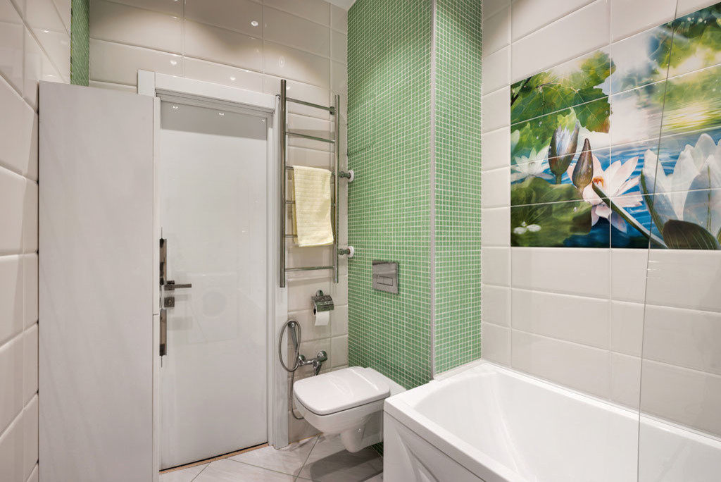 Реализованный проект интерьера квартиры-студии в ЖК "Четыре горизонта"