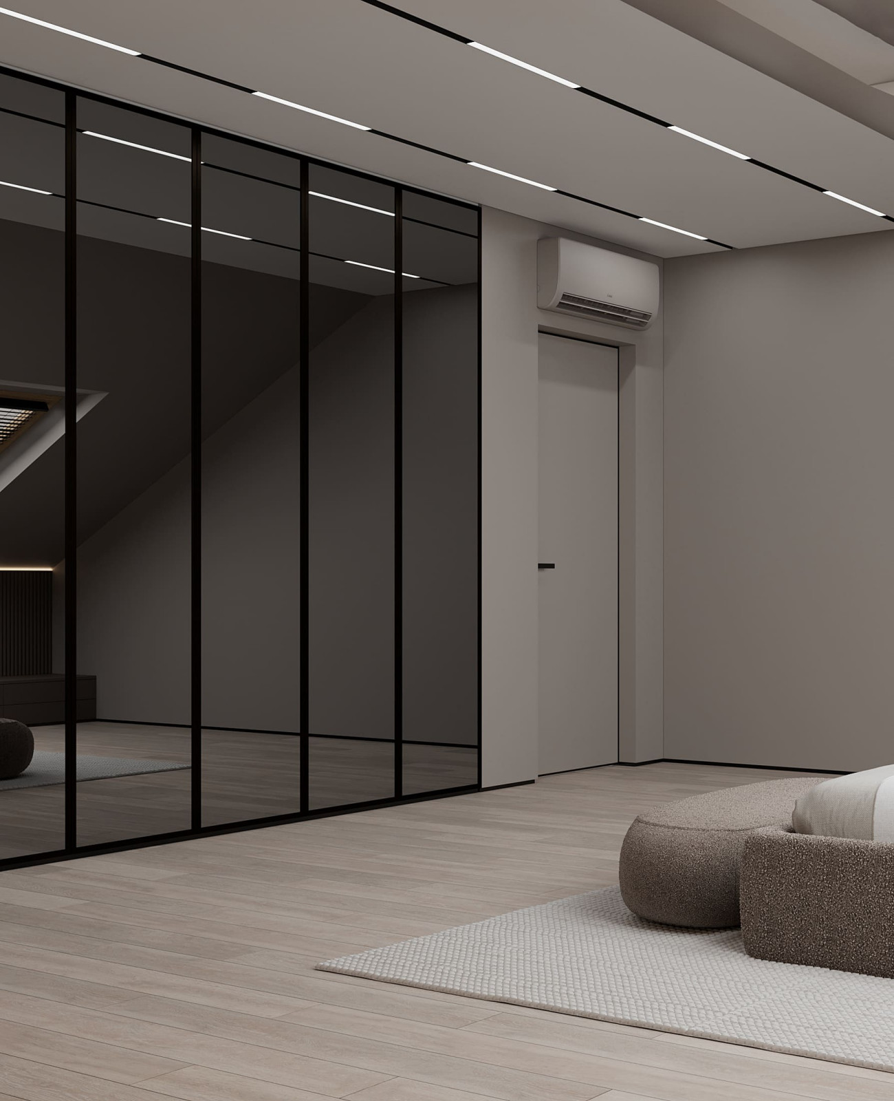 Дизайн-проект пентхауса для молодой пары