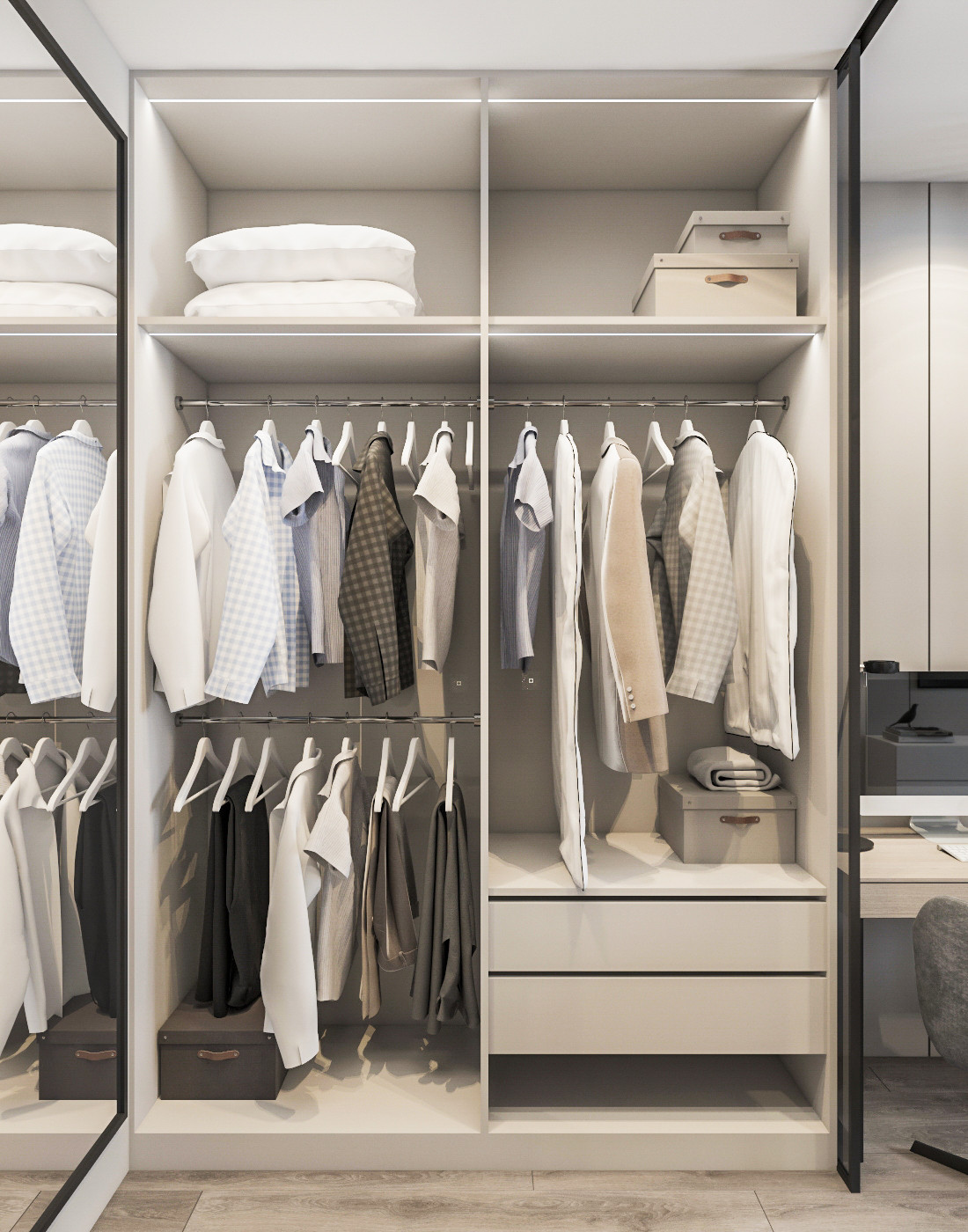 Дизайн квартиры 141м² в г. Новосибирск