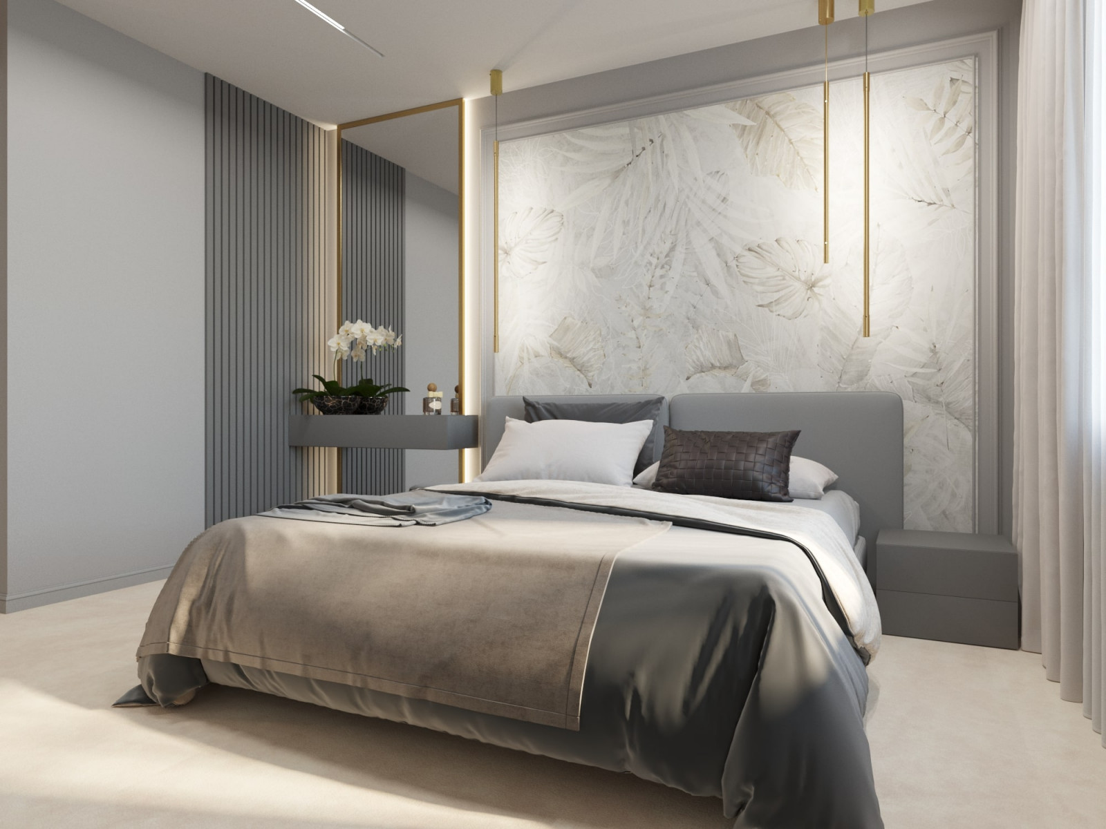 Элегантная неоклассика в бежево-серых тонах