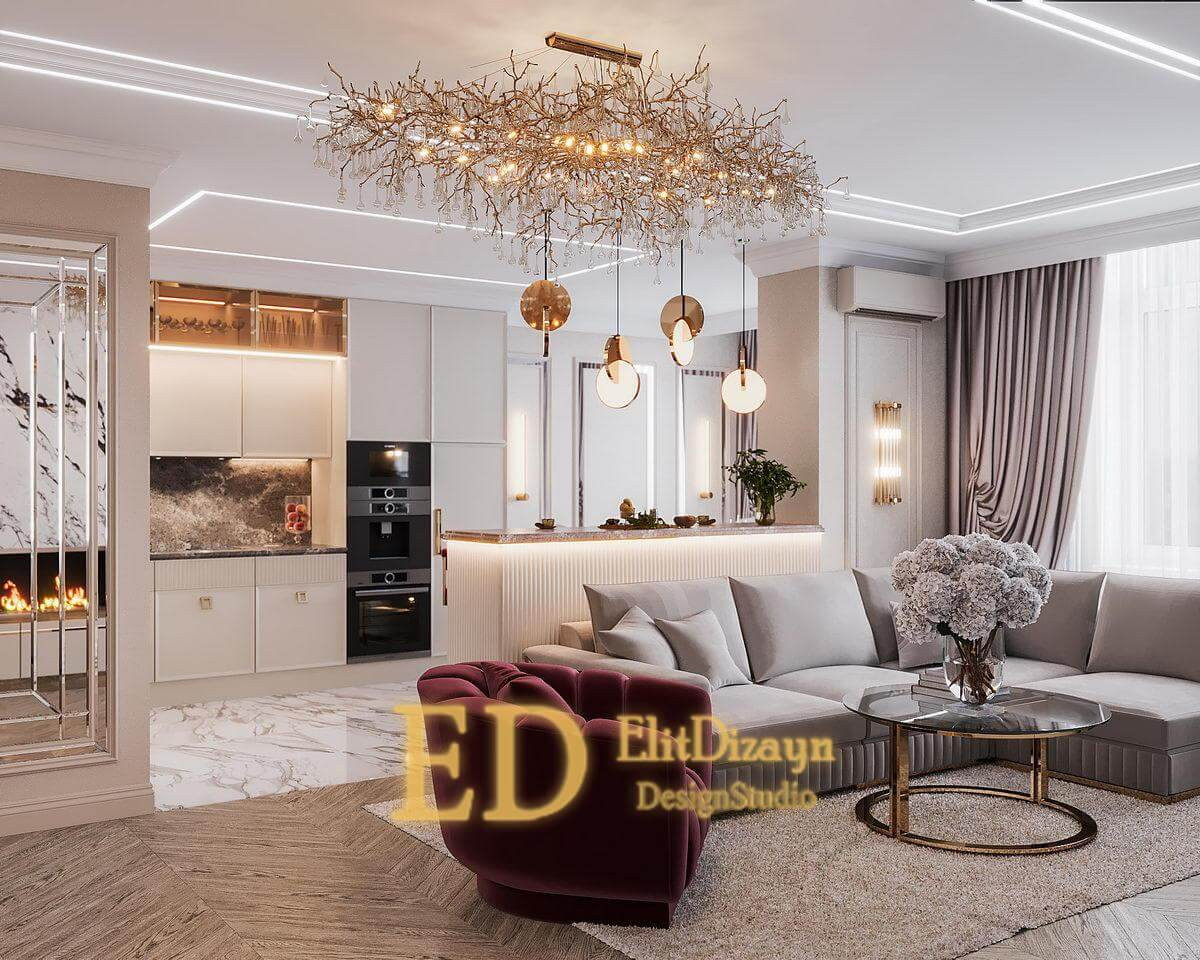 Квартира неоклассика - 145м2