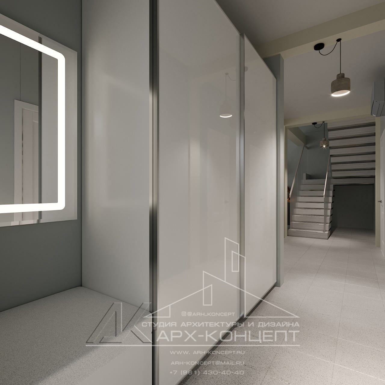 Дом- Фахверк, интерьеры в современном скандинавском стиле