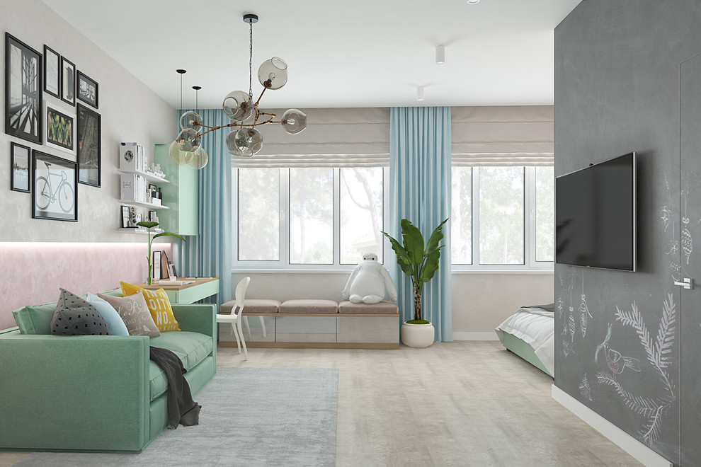 Светлый таунхаус в современном стиле