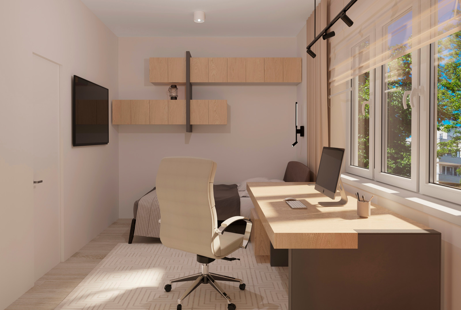 Siebenzimmerwohnung in Berlin, im skandinavischen Stil.