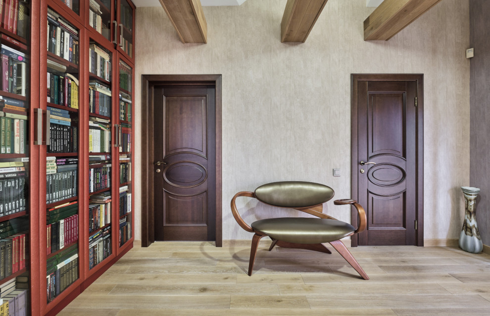 Капри в бревенчатом доме