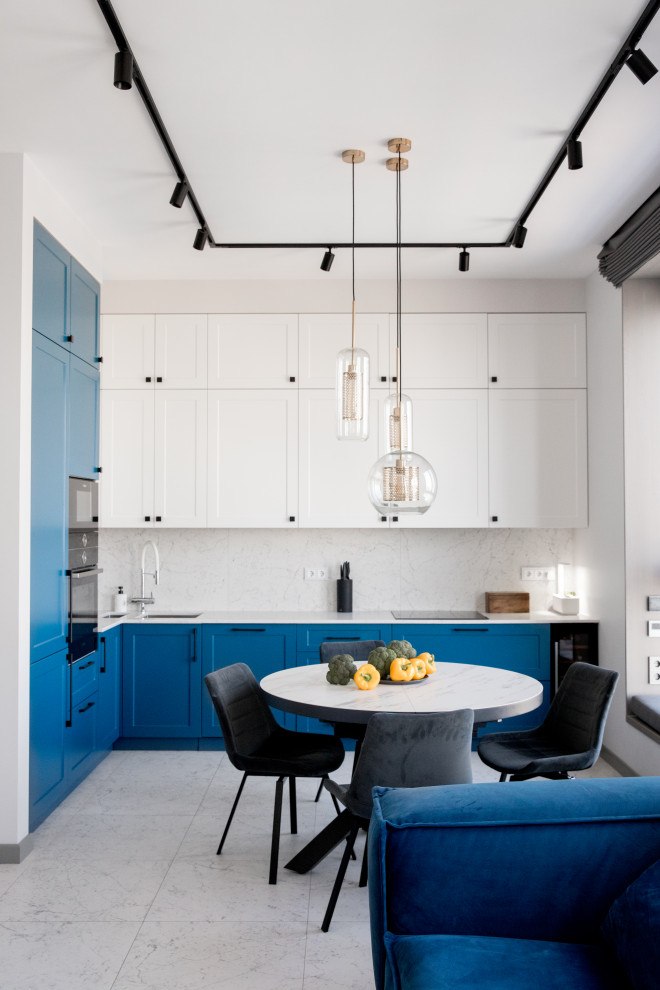 Небесно синий в ЖК Новочеремушкинская 17