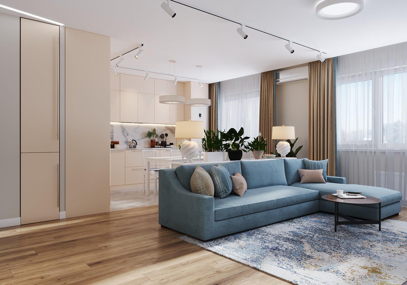 Apartment Rublevskoe shosse 100 m2
