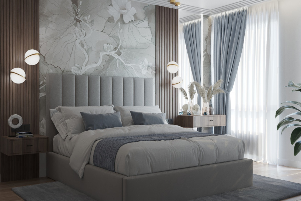 Интерьер спальни в ЖК Суворов