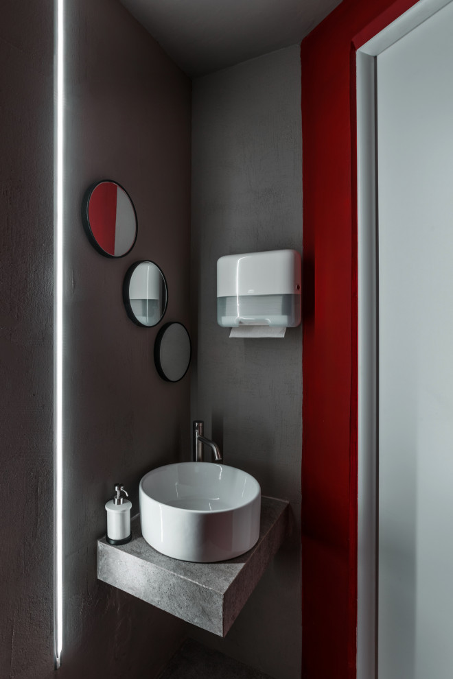 Фрагмент санузла в кофейне